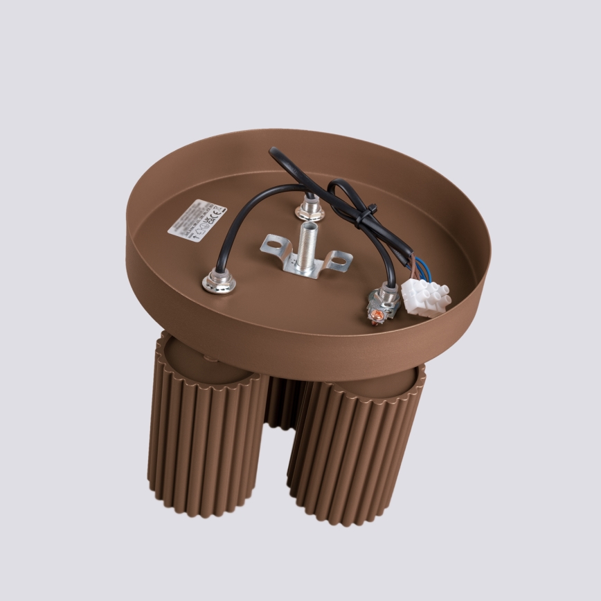 Brilagi - LED spotgaismeklis CRESTO 3xGU10/10W/230V brūns