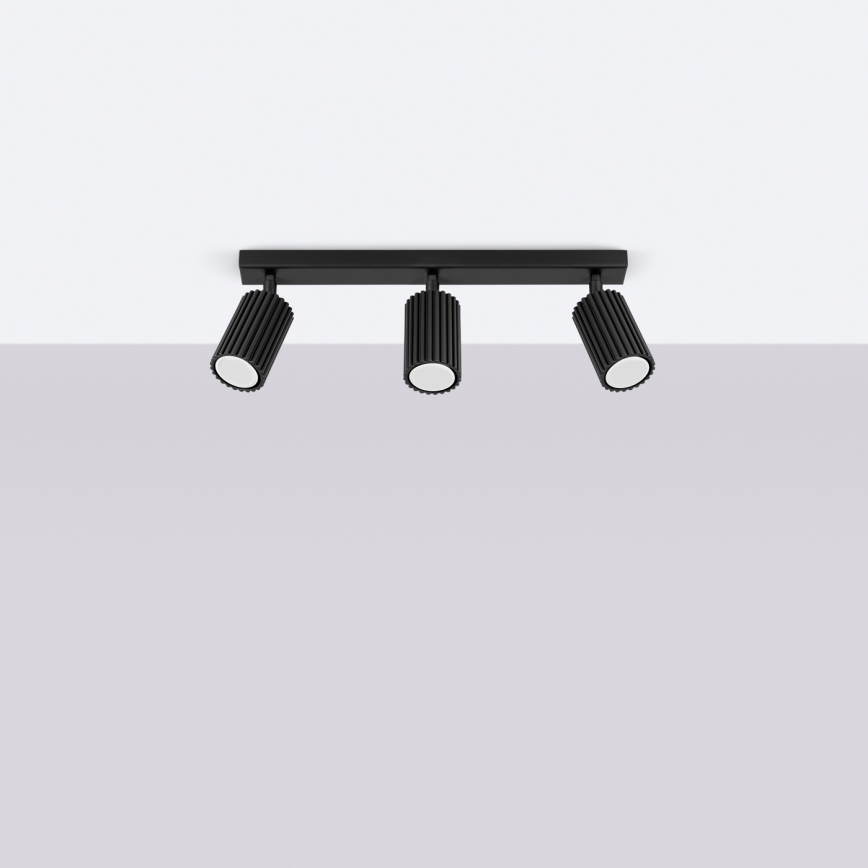 Brilagi - LED spotgaismeklis CRESTO 3xGU10/10W/230V melns