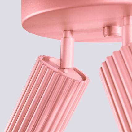 Brilagi - LED spotgaismeklis CRESTO 3xGU10/10W/230V rozā