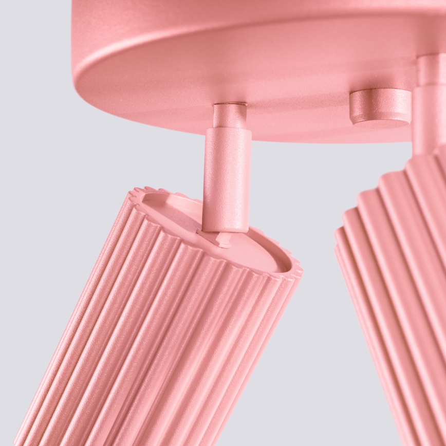 Brilagi - LED spotgaismeklis CRESTO 3xGU10/10W/230V rozā