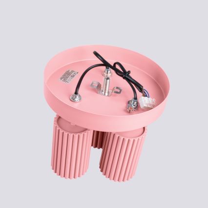 Brilagi - LED spotgaismeklis CRESTO 3xGU10/10W/230V rozā