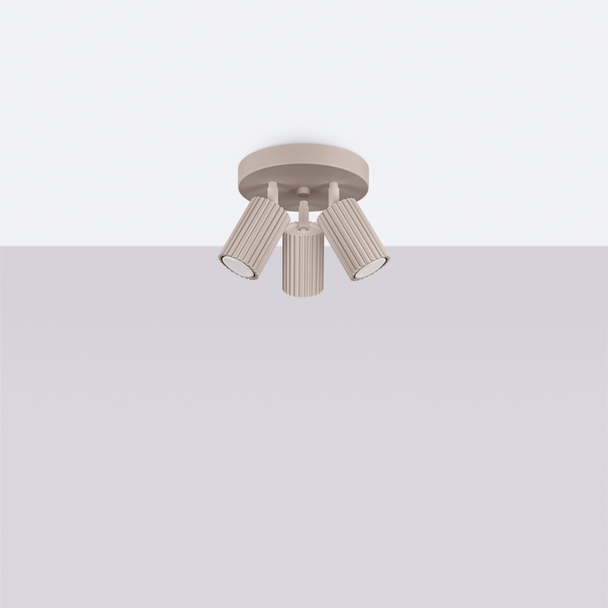 Brilagi - LED spotgaismeklis CRESTO 3xGU10/10W/230V taupe