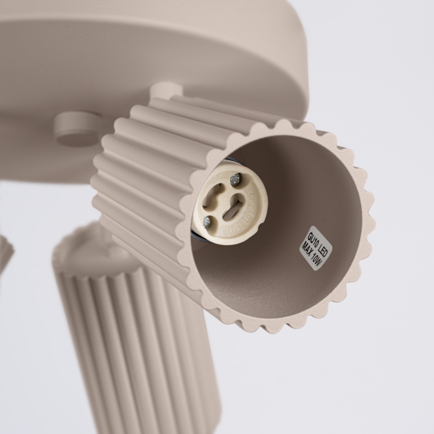 Brilagi - LED spotgaismeklis CRESTO 3xGU10/10W/230V taupe