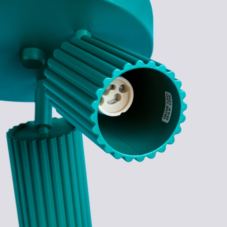 Brilagi - LED spotgaismeklis CRESTO 3xGU10/10W/230V tirkīzs