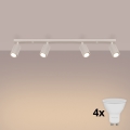 Brilagi - LED spotgaismeklis CRESTO 4xGU10/10W/230V krēmkrāsā