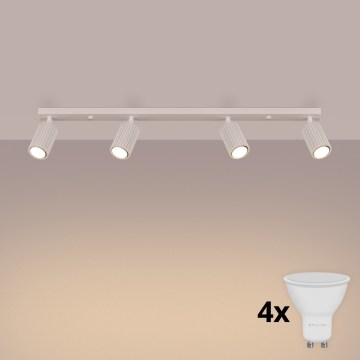 Brilagi - LED spotgaismeklis CRESTO 4xGU10/10W/230V krēmkrāsā