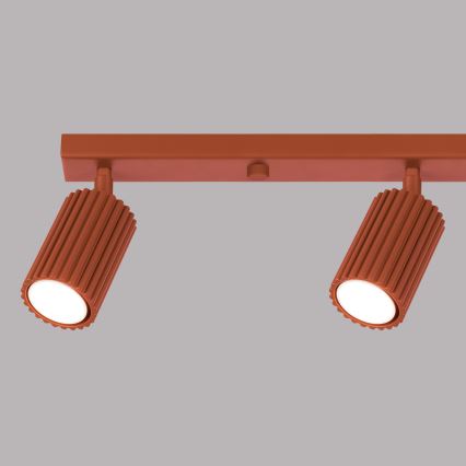 BRILAGI - LED spotgaismeklis CRESTO 4xGU10/10W/230V oranžs