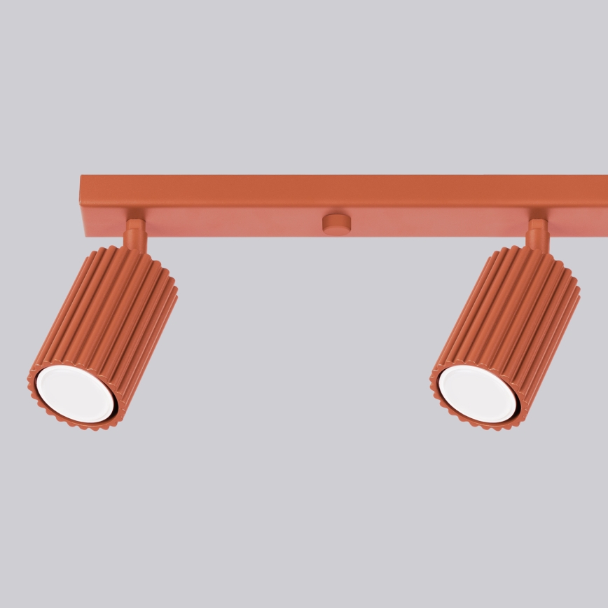 BRILAGI - LED spotgaismeklis CRESTO 4xGU10/10W/230V oranžs