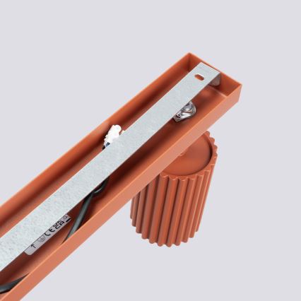 BRILAGI - LED spotgaismeklis CRESTO 4xGU10/10W/230V oranžs