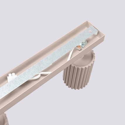 Brilagi - LED spotgaismeklis CRESTO 4xGU10/10W/230V taupe