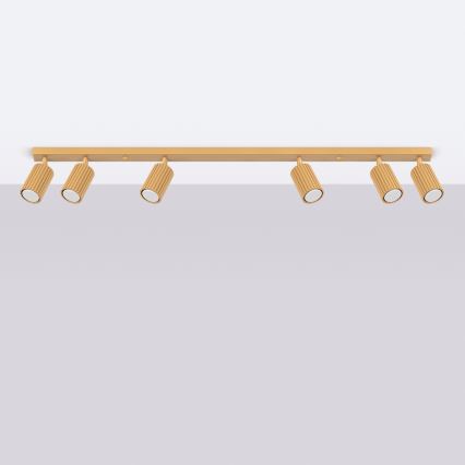 Brilagi - LED spotgaismeklis CRESTO 6xGU10/10W/230V zelta