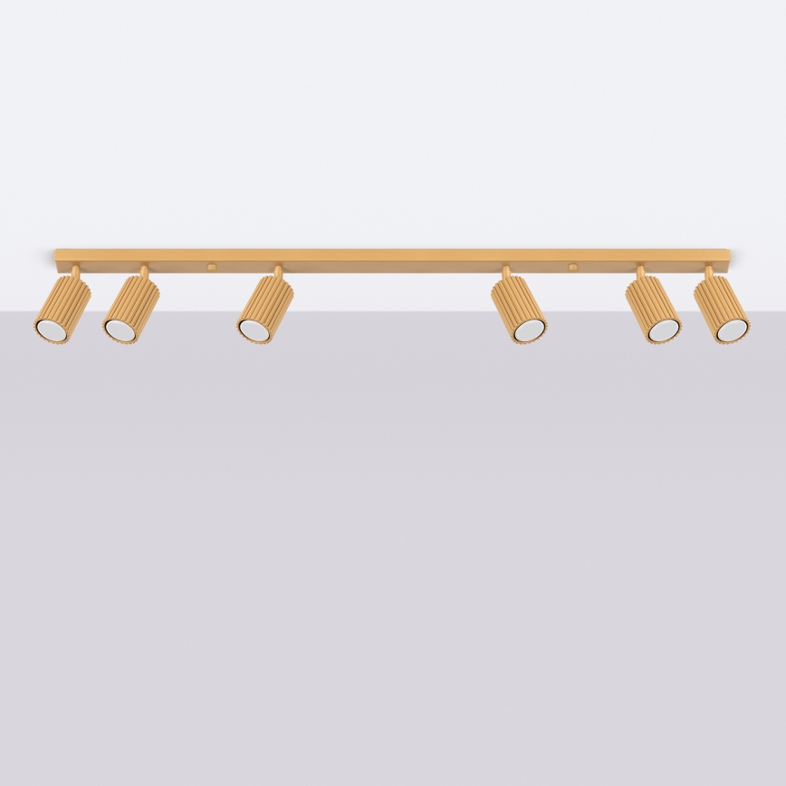 Brilagi - LED spotgaismeklis CRESTO 6xGU10/10W/230V zelta