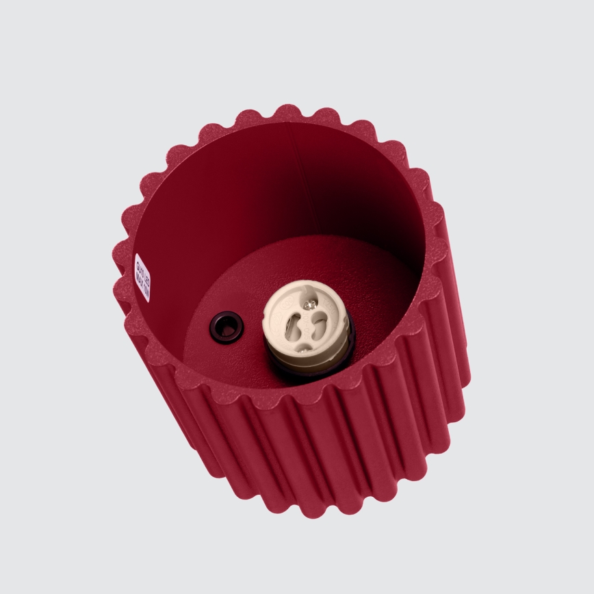 Brilagi - LED spotgaismeklis SFERA 1xGU10/10W/230V Ø 10 cm burgundijas sarkans