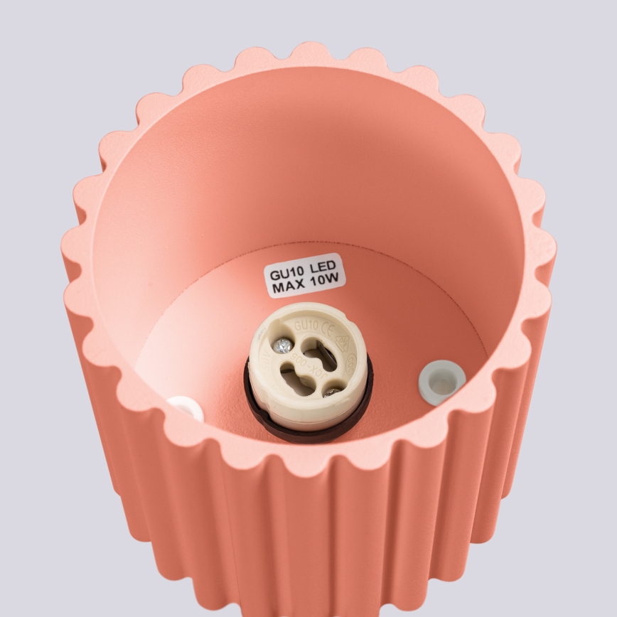 Brilagi - LED spotlampa SFERA 1xGU10/10W/230V Ø 10 cm rozā