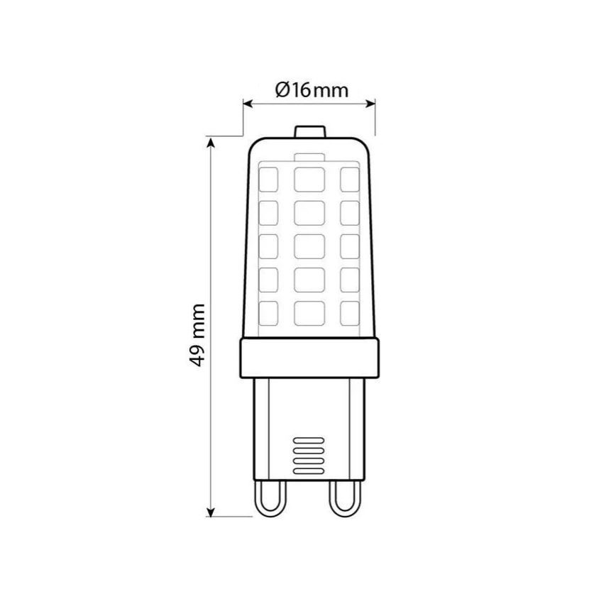 Brilagi - LED Spuldze G9/4W/230V 3000K