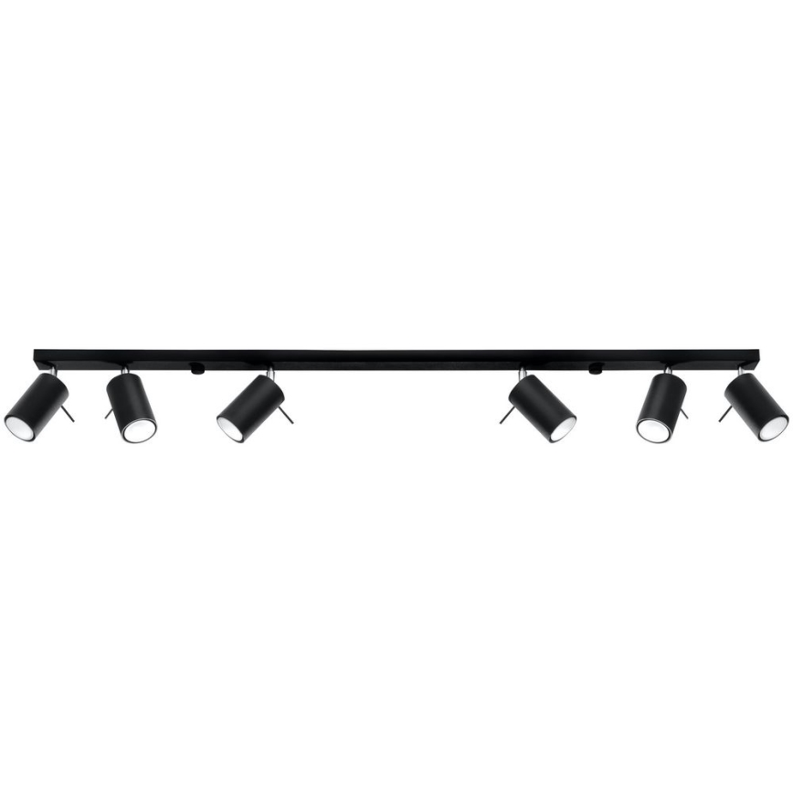 Brilagi -  LED Starmetis ASMUS 6xGU10/7W/230V melna