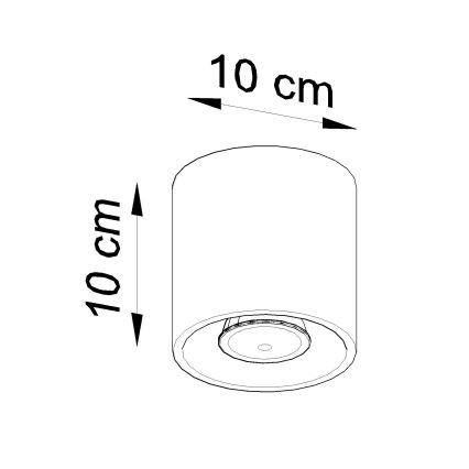 Brilagi -  LED Starmetis FRIDA 1xGU10/7W/230V melna