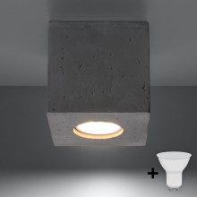 Brilagi -  LED Starmetis MURO 1xGU10/7W/230V betons