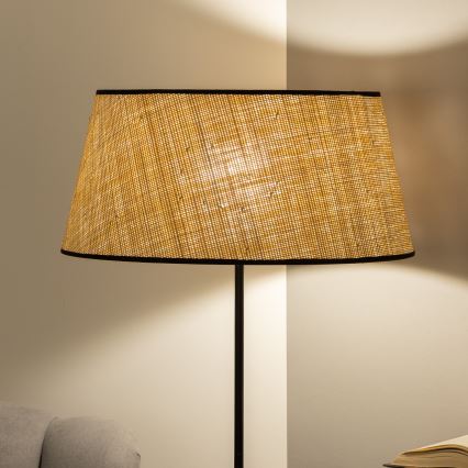 Brilagi - LED stāvlampa CERIA 1xE27/40W/230V, diam. 50 cm, bēša/melna