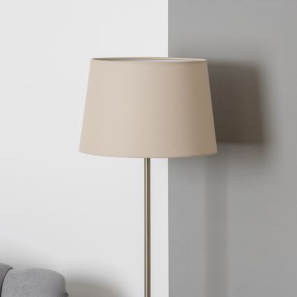 Brilagi - LED stāvlampa CERIA 1xE27/40W/230V Ø 30 cm bēša/matēts hroms