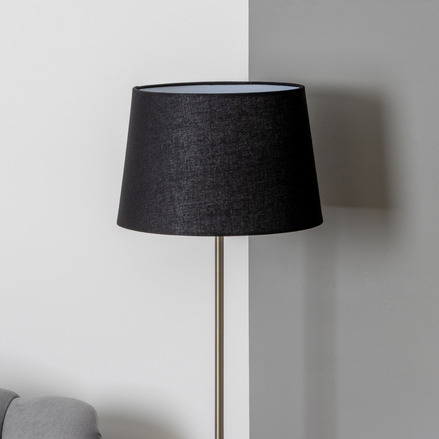 Brilagi - LED stāvlampa CERIA 1xE27/40W/230V Ø 30 cm melna/matēts hroms