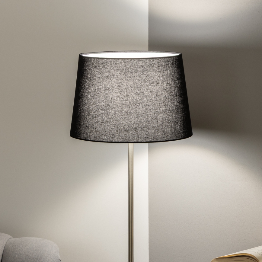 Brilagi - LED stāvlampa CERIA 1xE27/40W/230V Ø 30 cm melna/matēts hroms