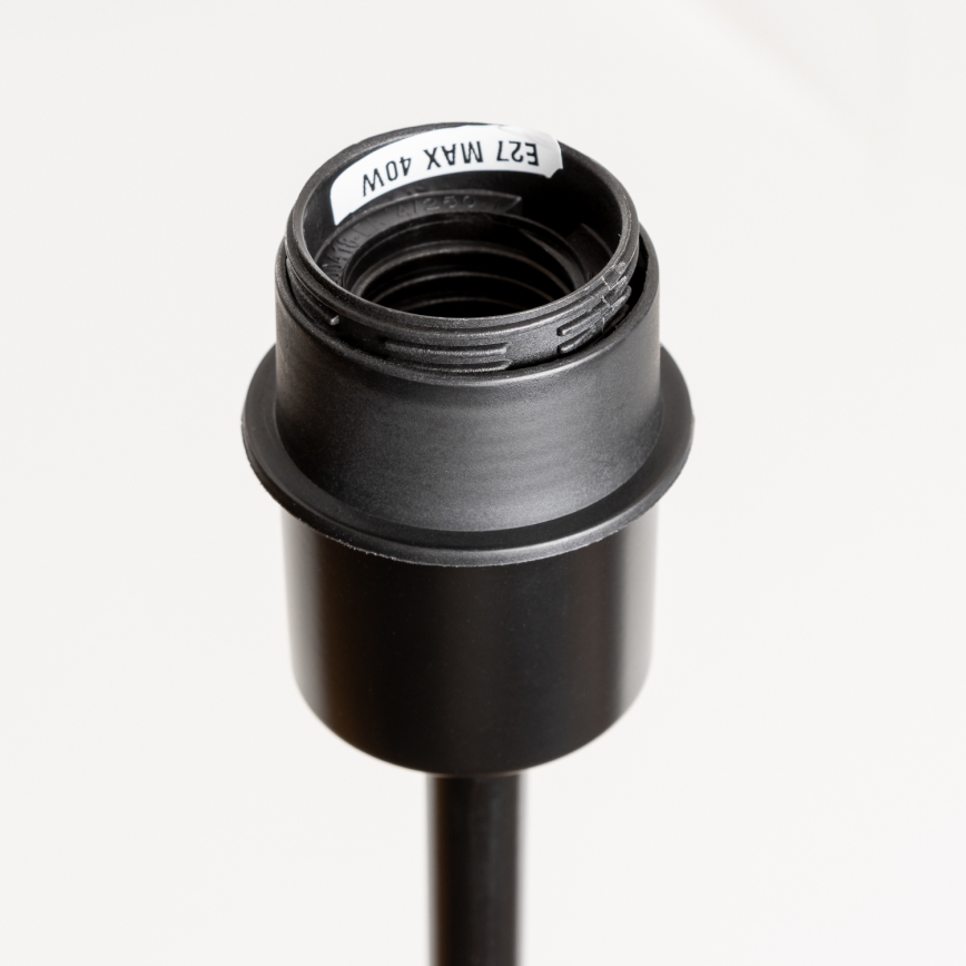 Brilagi - LED stāvlampa CERIA 1xE27/40W/230V Ø 40 cm bambuss/melna