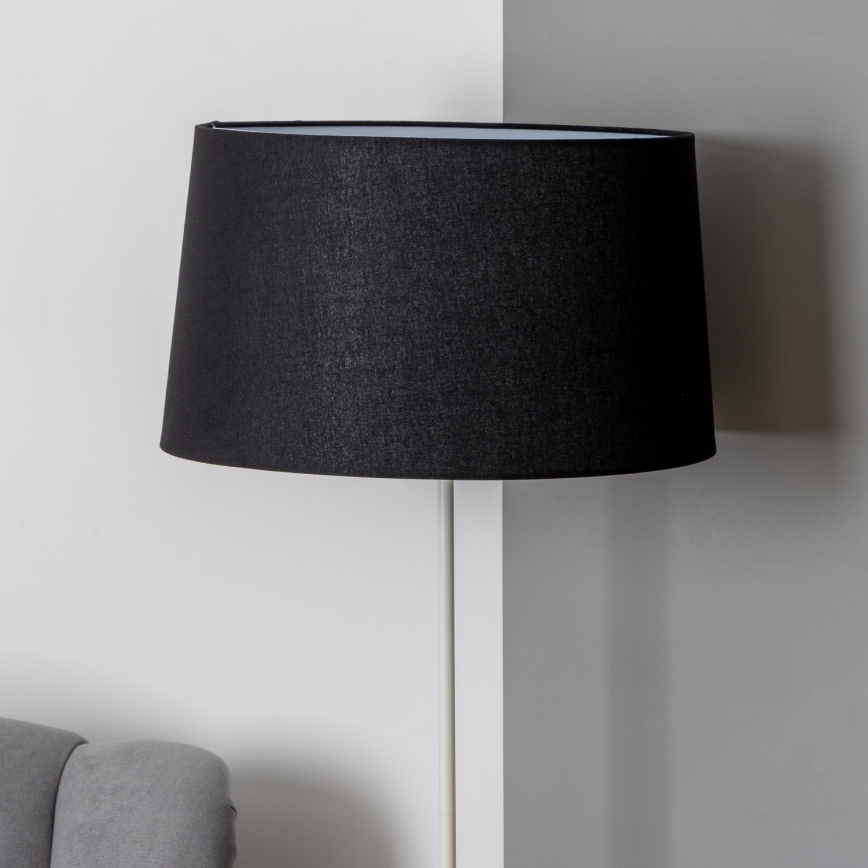 Brilagi - LED stāvlampa CERIA 1xE27/40W/230V Ø 45 cm melna/balta