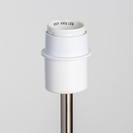 Brilagi - LED stāvlampa CERIA 1xE27/40W/230V Ø 45 cm, pelēka / matēta hroma apdare