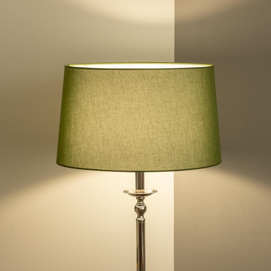 Brilagi - LED stāvlampa CERIA 1xE27/60W/230V Ø 45 cm spīdīgs hroms/zaļa