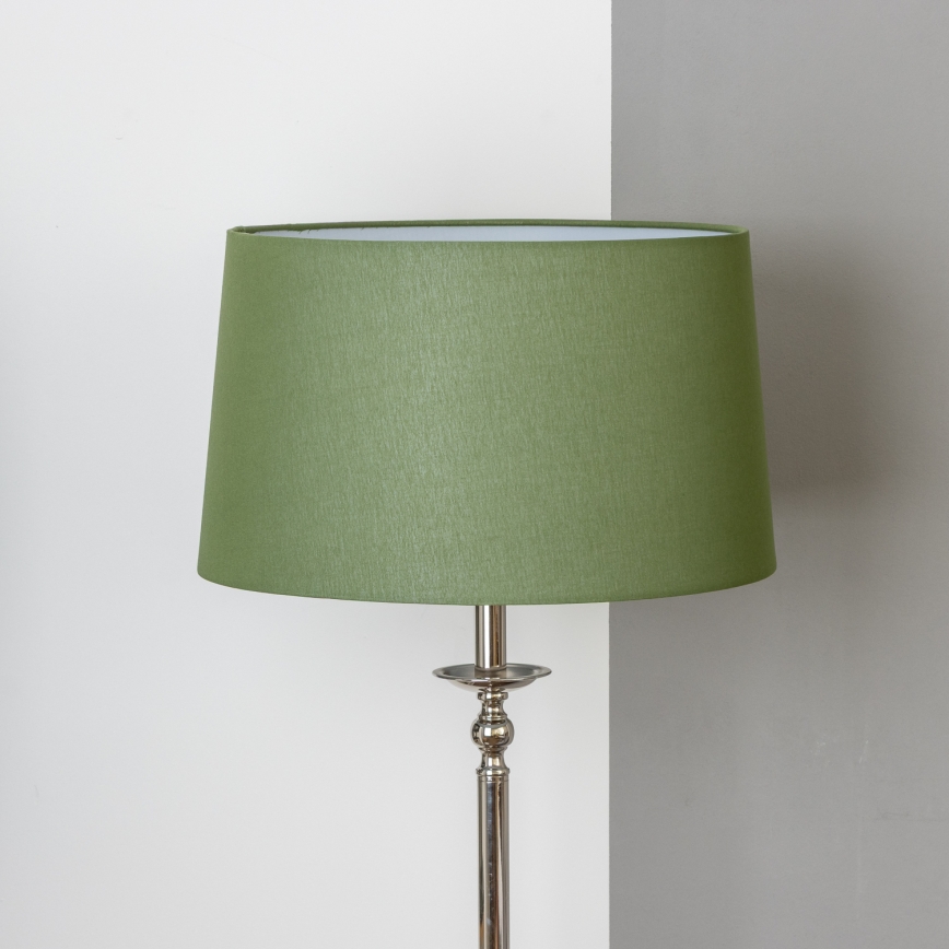 Brilagi - LED stāvlampa CERIA 1xE27/60W/230V Ø 45 cm spīdīgs hroms/zaļa