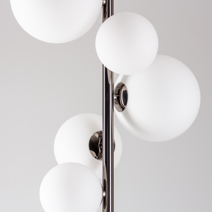 BRILAGI - LED stāvlampa MILLA 7xG9/3W/230V melns hroms/balts