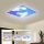 Brilagi - LED stropas gaismeklis ar regulējamu spilgtumu SLIMFRAME SKY LED/58W/230V 60x60 cm 3000-6000K sudraba/zila + tālvadība