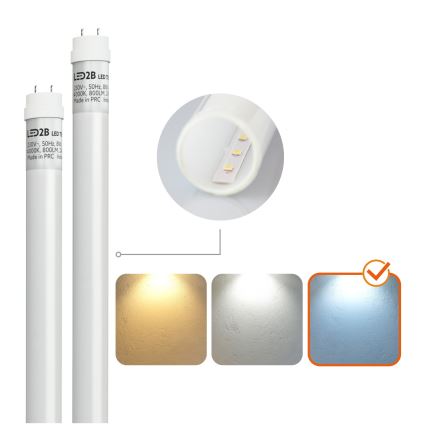 BRILAGI - LED tehniska putekļuizturīga fluorescējoša luminārija OPTIMA T8 2xG13/18W/230V 6500K IP65 128 cm