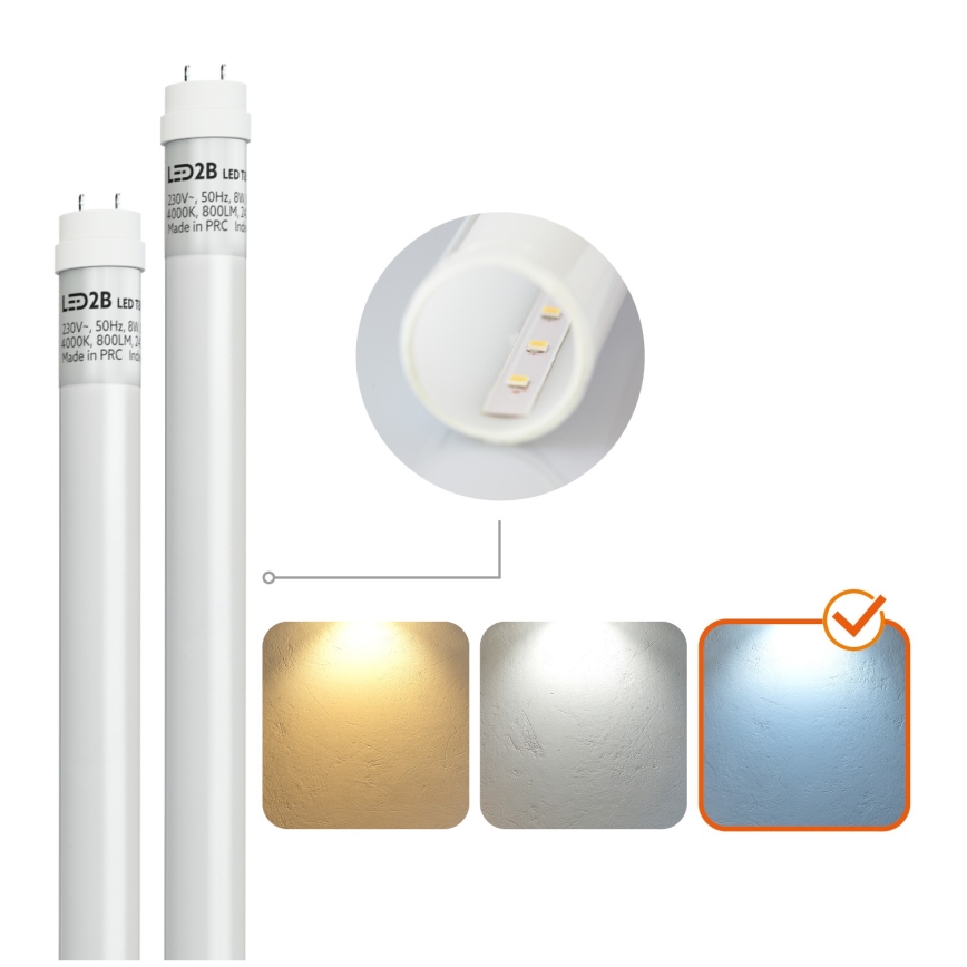 BRILAGI - LED tehniska putekļuizturīga fluorescējoša luminārija OPTIMA T8 2xG13/18W/230V 6500K IP65 128 cm