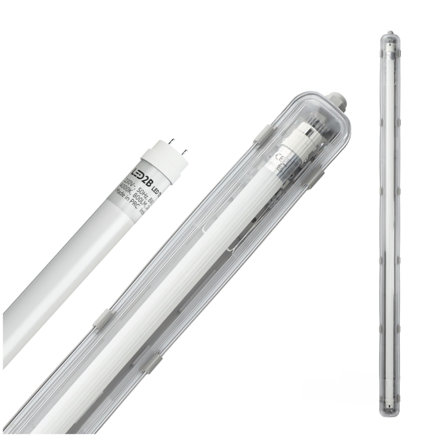 BRILAGI - LED tehniskais putekļuizturīgais fluorescējošais gaismeklis OPTIMA T8 1xG13/18W/230V 4000K IP65 128 cm