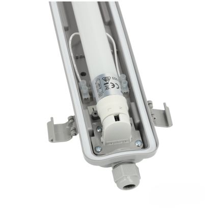 BRILAGI - LED tehniskais putekļuizturīgais fluorescējošais gaismeklis OPTIMA T8 1xG13/18W/230V 4000K IP65 128 cm