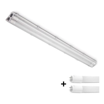 BRILAGI - LED tehniska putekļuizturīga fluorescējoša luminārija OPTIMA T8 2xG13/18W/230V 6500K IP65 128 cm