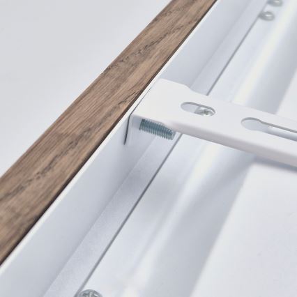 Brilagi - LED Vannas griestu gaisma WOODY FRAME LED/40W/230V 120x30 cm IP44 valrieksts