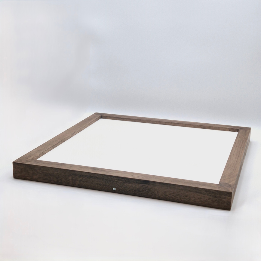 Brilagi - LED Vannas griestu gaisma WOODY FRAME LED/40W/230V 60x60 cm IP44 valrieksts