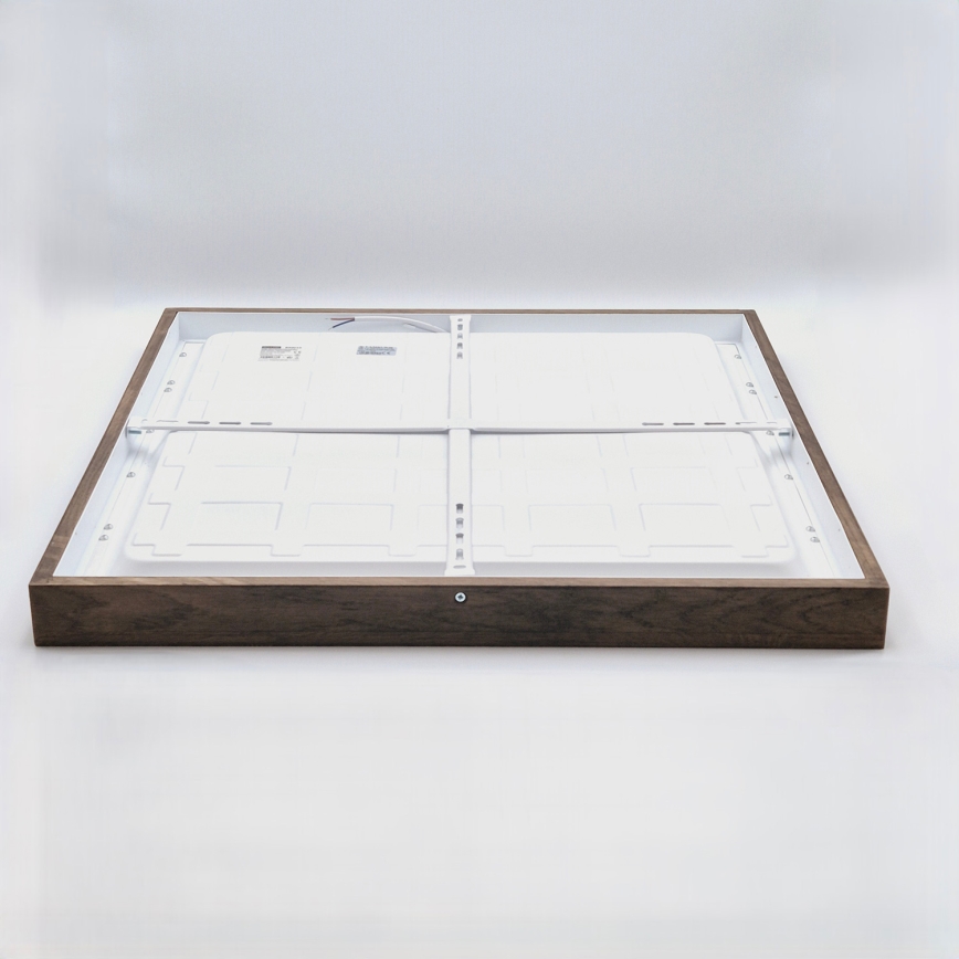 Brilagi - LED Vannas griestu gaisma WOODY FRAME LED/40W/230V 60x60 cm IP44 valrieksts