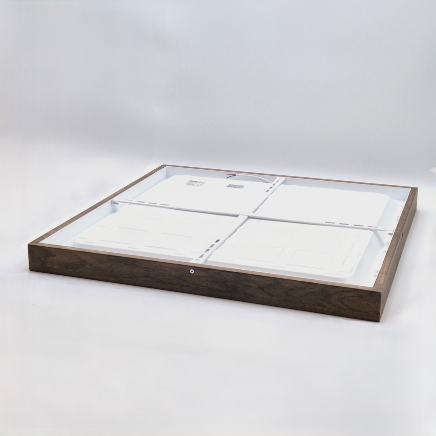 Brilagi - LED Vannas griestu gaisma WOODY FRAME LED/40W/230V 60x60 cm IP44 valrieksts