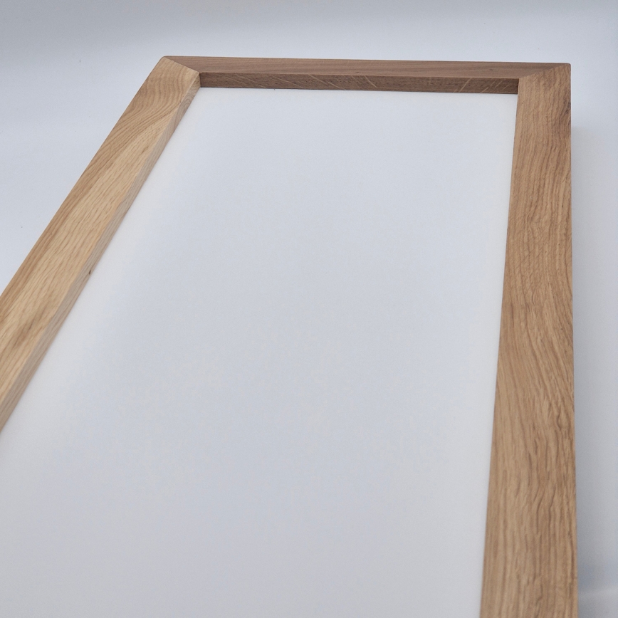 Brilagi - LED Vannas Griestu Gaismas WOODY FRAME LED/50W/230V 120x30 cm IP44 ozols