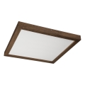 Brilagi - LED Vannas griestu gaisma WOODY FRAME LED/40W/230V 60x60 cm IP44 valrieksts