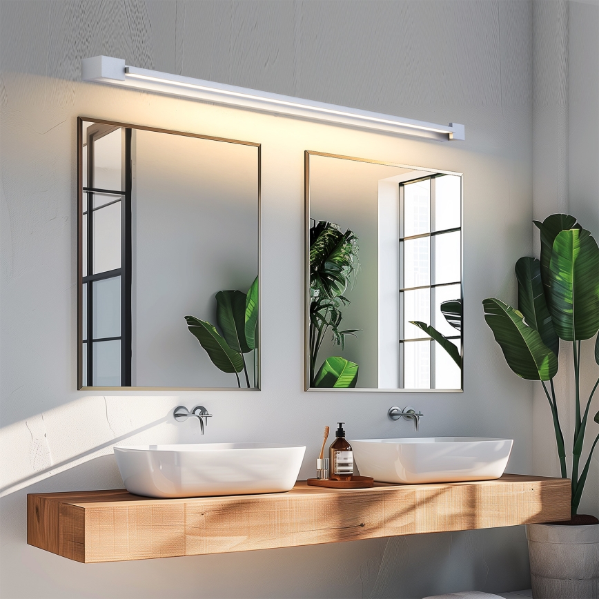 Brilagi - LED vannas istabas spoguļa apgaismojums AQUA LINE LED/36W/230V 120 cm IP44 matēts hroms CRI 90