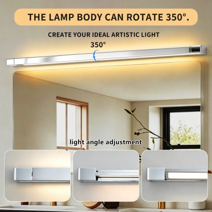BRILAGI - LED vannasistabas spoguļa apgaismojums AQUA LINE LED/36W/230V 120 cm IP44 spīdīgs hroms CRI 90