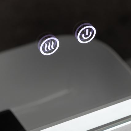 Brilagi - sildāms LED vannas istabas spogulis BELLA LED/16W/230V 60x60 cm IP44 CRI 90 ar regulējamu spilgtumu + CCT