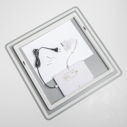 Brilagi - sildāms LED vannas istabas spogulis BELLA LED/16W/230V 60x60 cm IP44 CRI 90 ar regulējamu spilgtumu + CCT