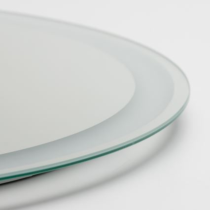 Brilagi - LED dimējams vannas istabas sildāms spogulis ar apgaismojumu AVA PRO LED/18,5W/230V Ø 60 cm 3000/4000/6500K IP44 CRI 90