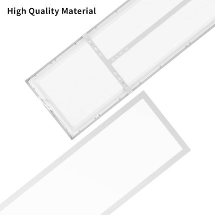 Brilagi - LED vannas istabas griestu gaismeklis FRAME LED/50W/230V 3000/4000/6000K 120x30 cm IP44 sudraba